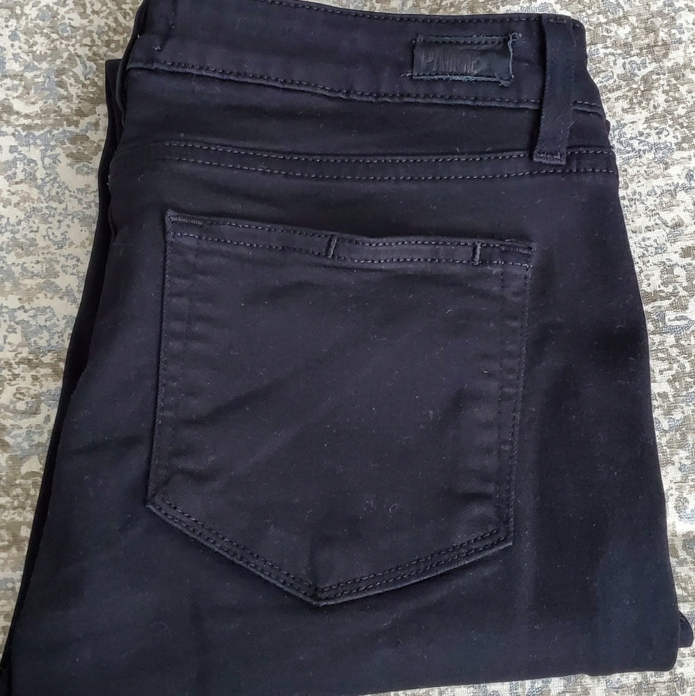 Paige Skyline Skinny Black Jeans